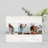 温波 |フォトコラージュ3 箔シーズンカード (立ち正面)