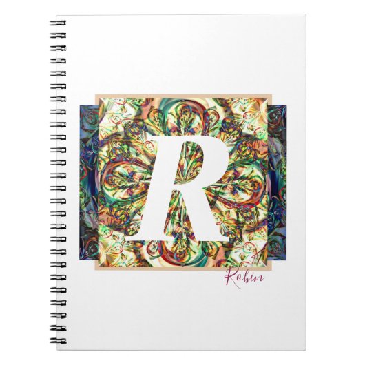 温熱性モノグラム ノートブック (正面)