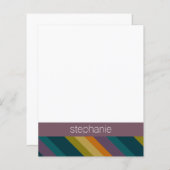 温秋パターストライプのン名前をカスタムする (正面/裏面)