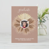 温素朴中色卒業生 招待状 (スタンド正面)