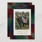 温素朴度フォトカードホリデーカード シーズンカード (正面/裏面)