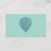 温色彩の鮮やか気の吹き出しカスタム 名刺 (裏面)