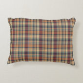 温褐色とクリームプライドのモノグラム アクセントクッション (裏面)