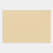 温褐色の格子状包み紙 ラッピングペーパーシート (正面2)