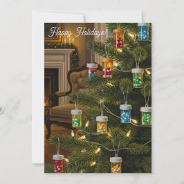 温調薬局クリスマスツリーカード シーズンカード