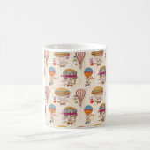 温風ストライプの船 コーヒーマグカップ (中央)