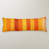 温風化オレンジ赤いモノグラム ボディピロー (裏面)