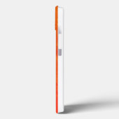 温風化オレンジ赤いモノグラム Case-Mate iPhoneケース (裏面 / 左)