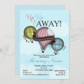 温風船シャワー招待状 招待状 (正面/裏面)