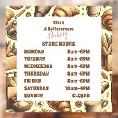 温馨なコテージの焼き菓子 ウィンドウサイン (シート2)