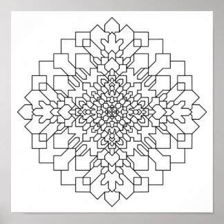 測地マンダラ#15 ポスター