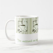 測定された生命マグ コーヒーマグカップ (左)