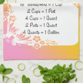 測定に相当するキッチンヒントタオル キッチンタオル (折り畳み)