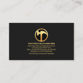 測定スタイリッシュテー縁どプ手工具 名刺 (裏面)