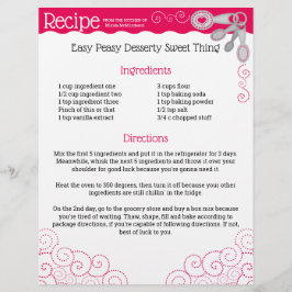 測定スプーンハートメニューレシピフライヤー