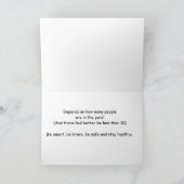 測定テユーモアのあるープ勇気付けられるカード カード (内部)