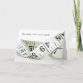 測定テユーモアのあるープ勇気付けられるカード カード (正面)