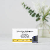 測定テープ木工プロフェッショナルQRコード 名刺 (スタンド正面)