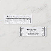 測定テーモダンプフィットネスカウンセラー スキニー名刺 (正面/裏面)