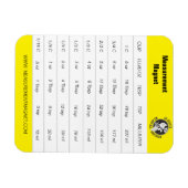 測定マグネットイエローロゴ マグネット (横)