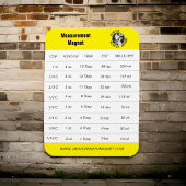 測定マグネットイエローロゴ マグネット