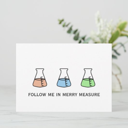 測定メリー化学サイエンスエレンマイヤーホリデイ シーズンカード (スタンド正面)