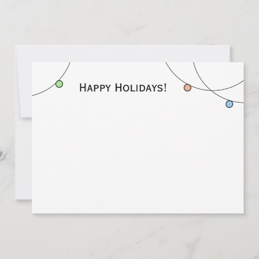 測定メリー化学サイエンスエレンマイヤーホリデイ シーズンカード (裏面)