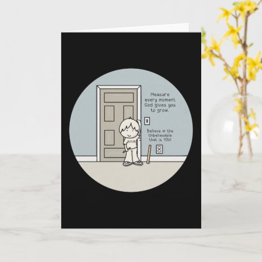 測定可能な瞬間 カード (黄色い花)