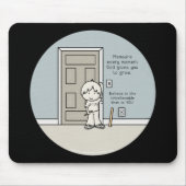 測定可能な瞬間 マウスパッド (正面)