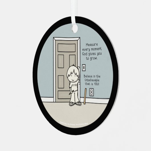 測定可能な瞬間 メタルオーナメント (正面左)