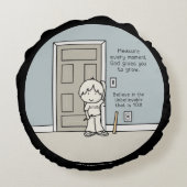 測定可能な瞬間 ラウンドクッション (裏面)