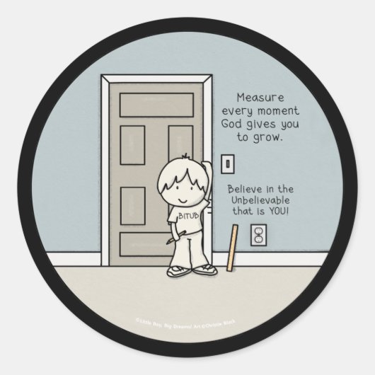 測定可能な瞬間 ラウンドシール (正面)