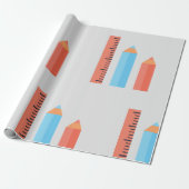 測定鉛筆 ラッピングペーパー (アンロールド)