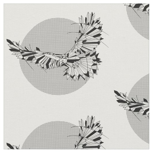 測深タカ ファブリック (クローズアップ)