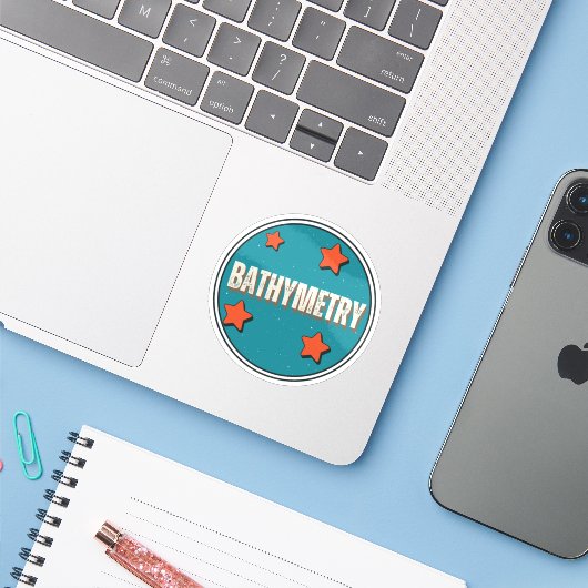 測深 シール (ノートパソコンとiPhone)