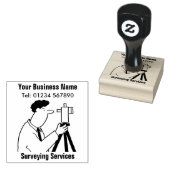 測量サービスゴム印 ラバースタンプ (押印)