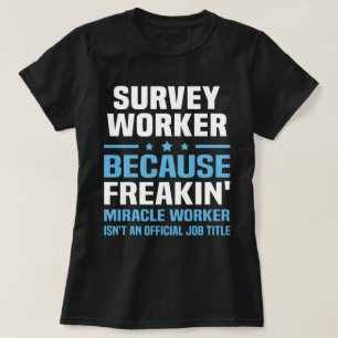 測量作業者 Tシャツ