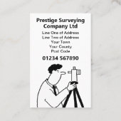 測量又は測量士 名刺 (裏面)