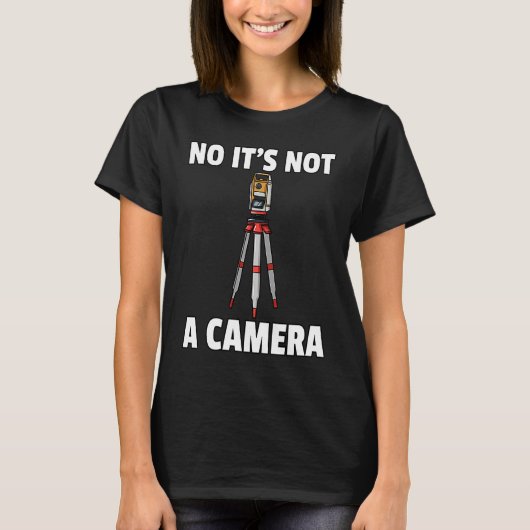 測量士のための土地記録技術者 Tシャツ (正面)