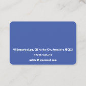 測量士QRコードモダンテンプレート 名刺 (裏面)