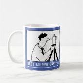 測量建物測量用名選択 コーヒーマグカップ (左)