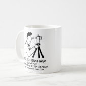 測量用および測量用プロモーションコーヒーマグ コーヒーマグカップ (正面左)