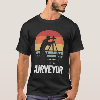測量用土地測量アナリスト Tシャツ