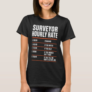 測量用時給ランドサーベイヤー Tシャツ