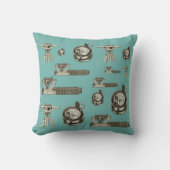 測量用測量ヴィンテージツール クッション (正面)