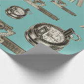 測量用測量ヴィンテージツール ラッピングペーパー (角)