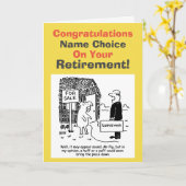 測量退職 カード (黄色い花)