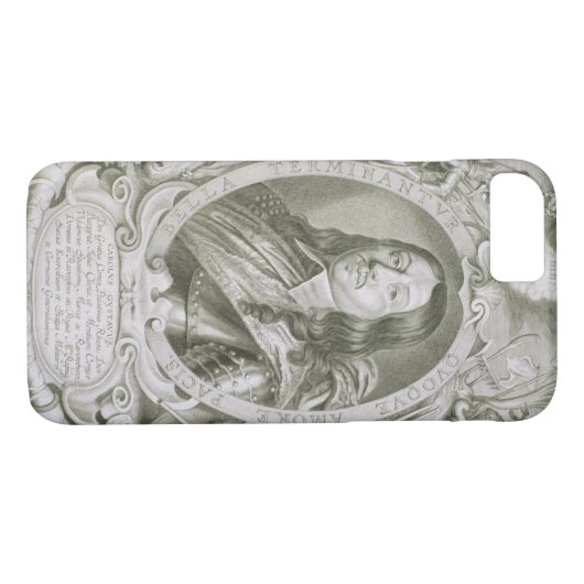 「港からのスウェーデンのカールXグスタフの(1622-60年の)王、 Case-Mate iPhoneケース (裏面(横))