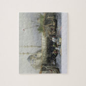 港からのSultana Valide、刻まれたbのモスク ジグソーパズル (縦)