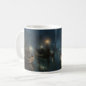 港での霧の夜 コーヒーマグカップ (正面左)